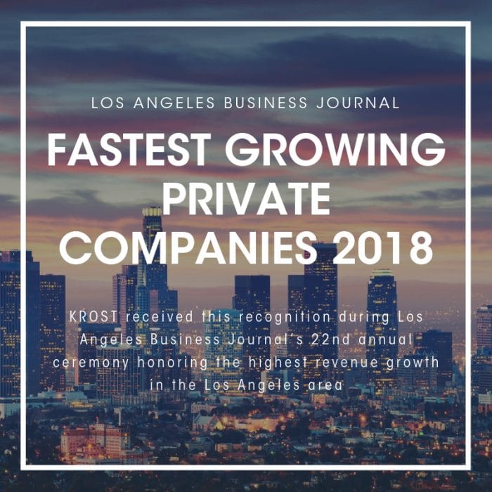 LABJ Fastest Growing Private Companies 2018