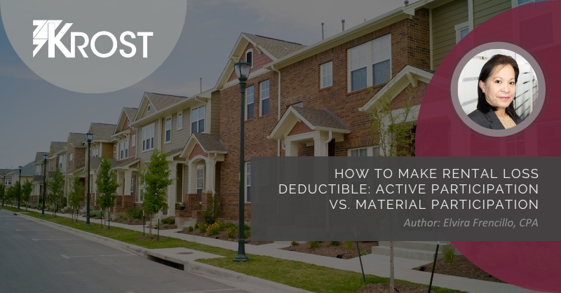 How to Make Rental Loss Deductible: Active Participation vs 