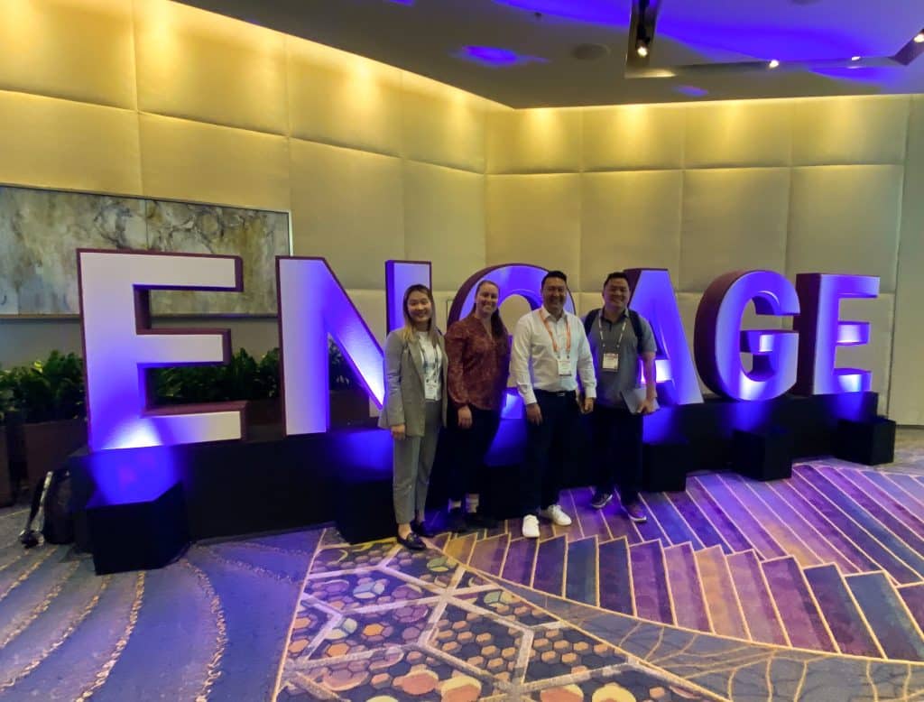 Keith, Steve, Rebecca, and Jing at AICPA ENGAGE23