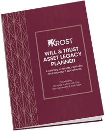 Teaser – KROST Will & Trust Asset Legacy Planner Book Cover Teaser - KROST Will & Trust Asset Legacy Planner Book Cover